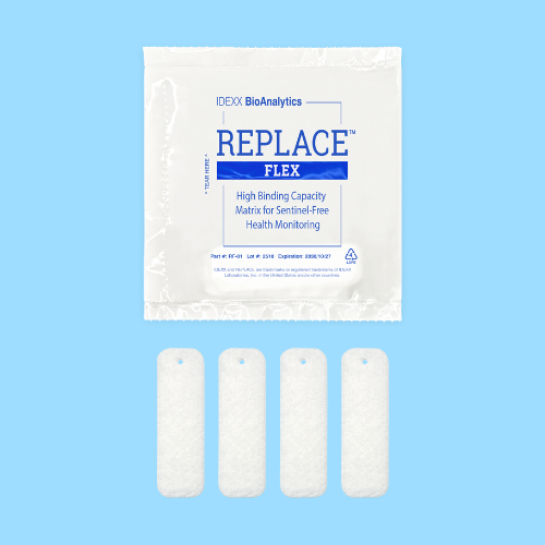 REPLACE Flex On Blue Square